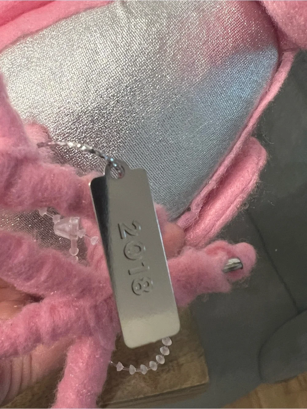 2018 Target Wondershop Featherly Friends Bird JOLI Valentines Pink Tag Spritz